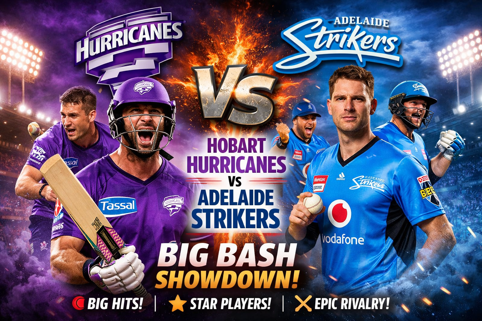 Hobart Hurricanes vs Adelaide Strikers – Match Preview & Key Highlights